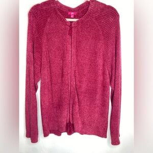 L.L. Bean Women's Rich Pink Cardigan